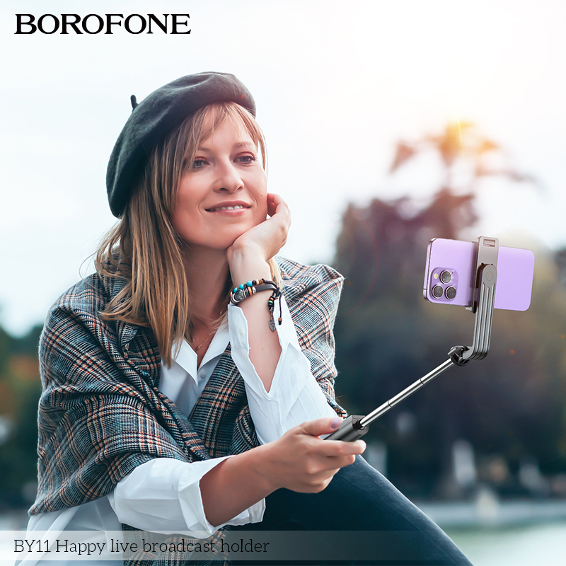 BOROFONE BY11 Happy live broadcast phone holder NZ 7